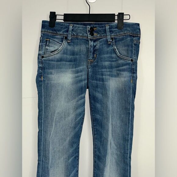 Hudson Made in the USA Denim Straight Leg Denim Sample Jeans Size 27 - Picture 5 of 15